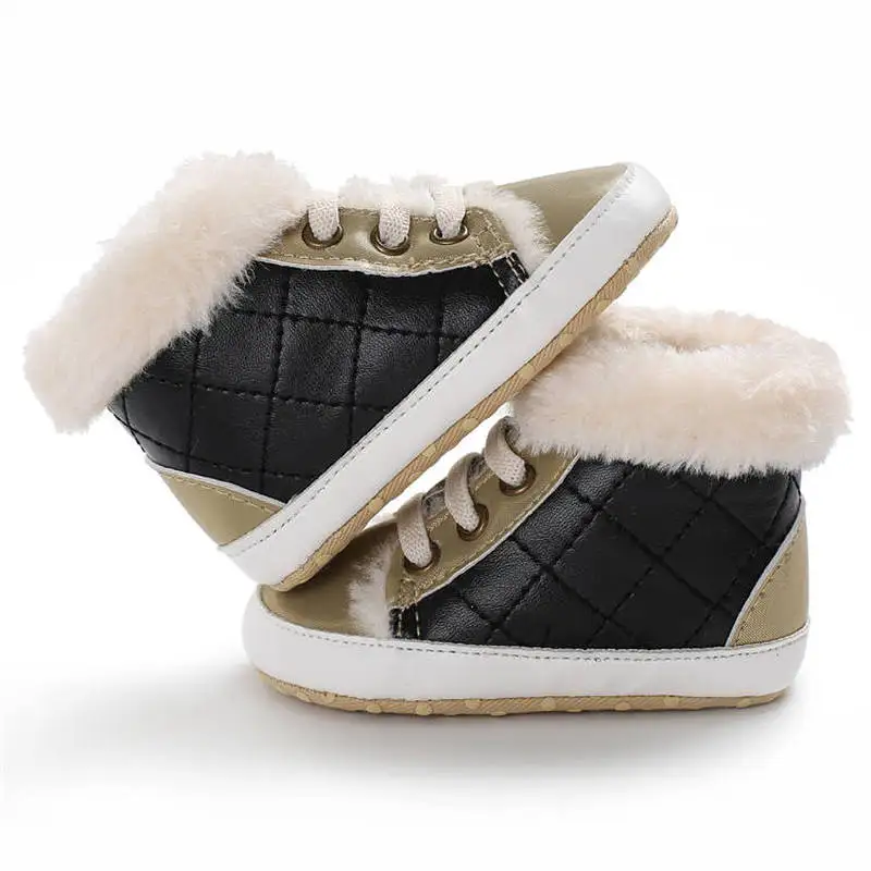 Зимняя обувь для маленьких мальчиков спортивная золотистого От 0 до 2 лет Уличная