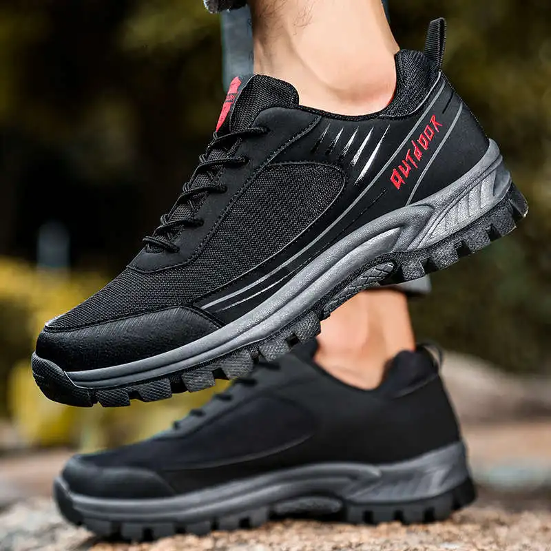 

Spring Autumn Sport Shoes Men Lace Up Shoes Men's Sports Walking Men's Sneakers Antiskid Running Shoes Husband Training New 111D