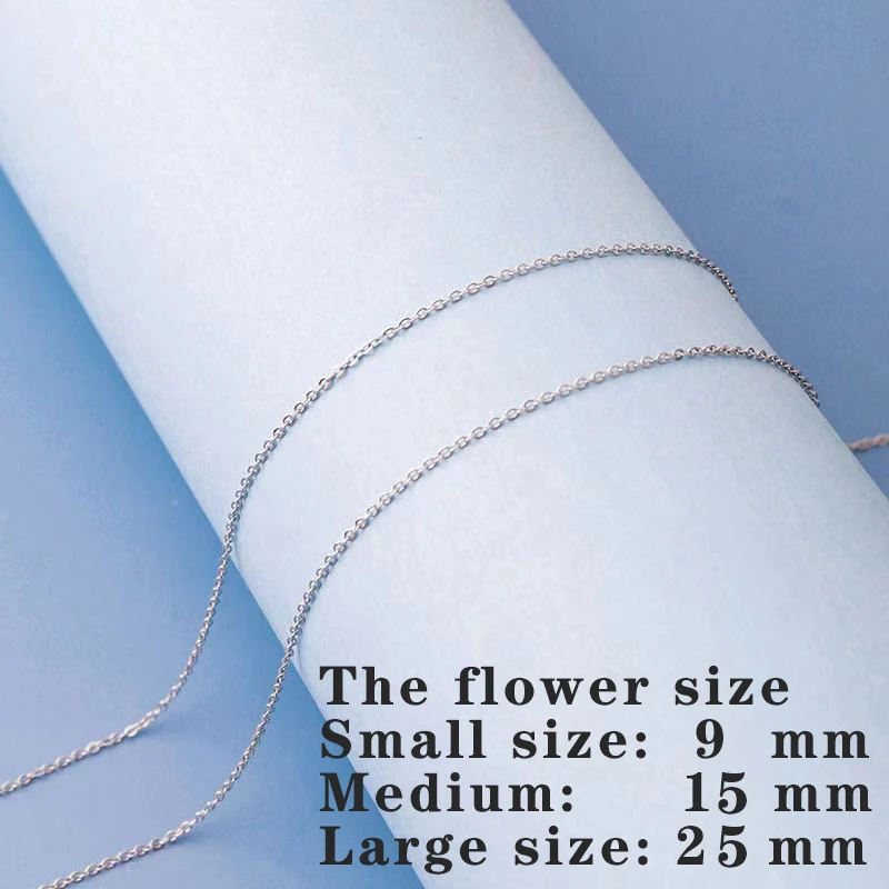 

S925 Sterling Silver Clover Necklace Ladies Classic Fashion 2021 Ladies Flower Jade Fritillary Pendant Boutique Jewelry
