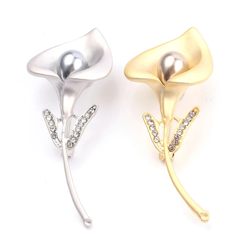 “Утреннее сияние” брошь в виде золотого и серебряного цвета Цвет имитация