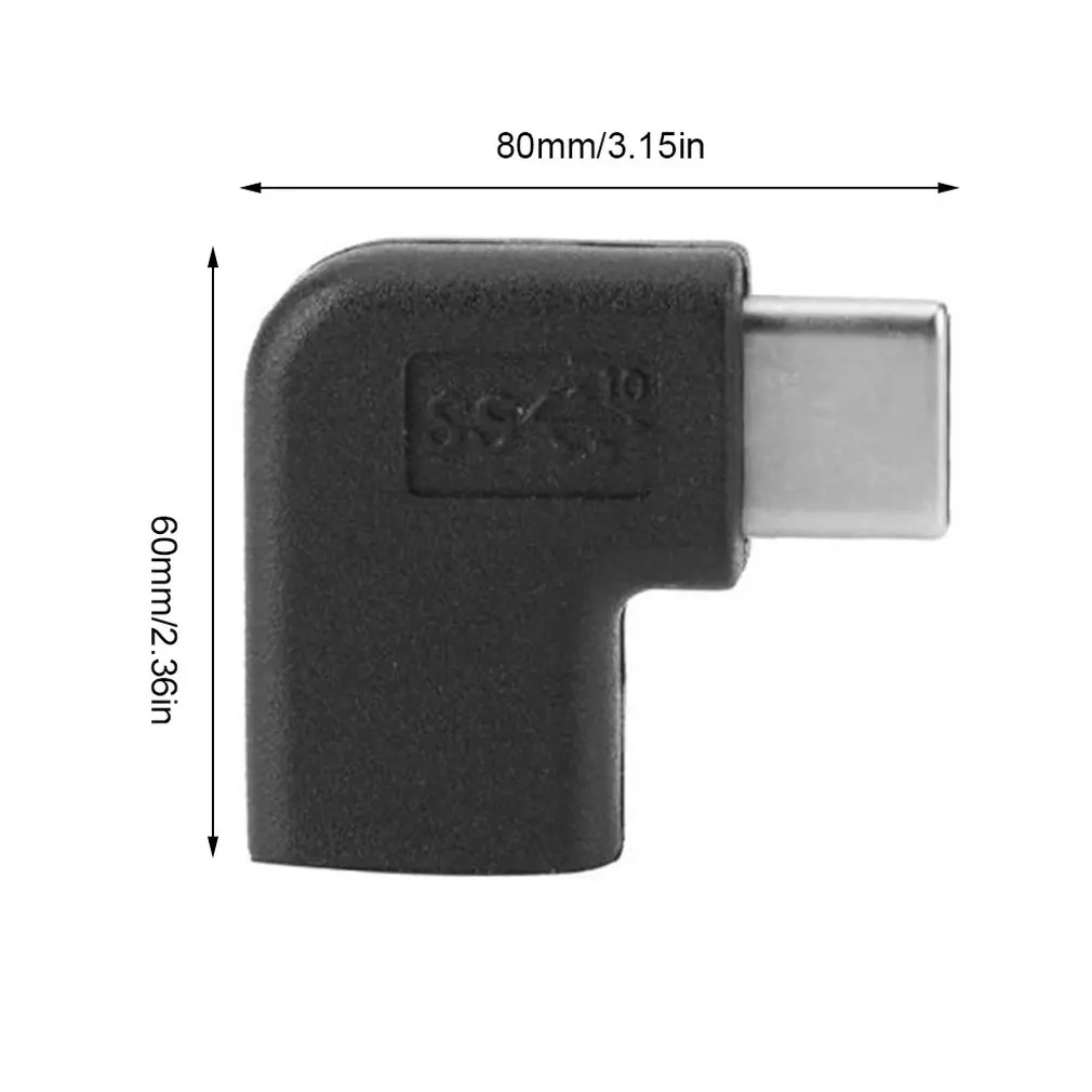 Разъемом спецификации Usb Type c 3 1 Тип C адаптер Папа мама разъем черного цвета