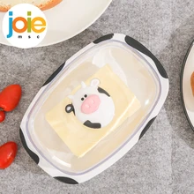 Joie High Quality Plastic Moomoo Butter Dish with Lid BPA Free Cheese Storage Box Food Container Butter Crisper Kitchen Gadgets Joie High Quality Plastic Moomoo Butter Dish with Lid BPA Free Cheese Storage Box Food Container Butter Crisper Kitchen Gadgets