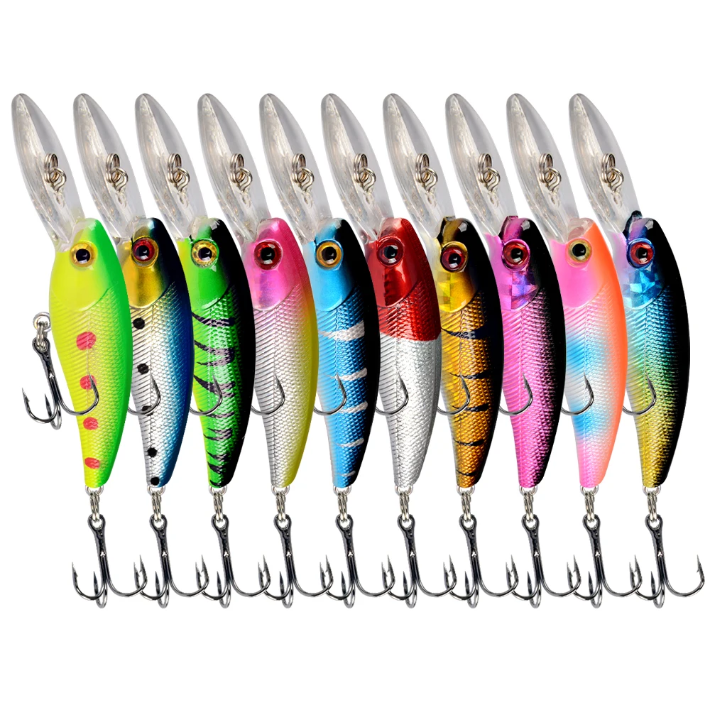 Реалистичные рыболовные приманки 1 шт. 9 см/7 2 г искусственные качественные