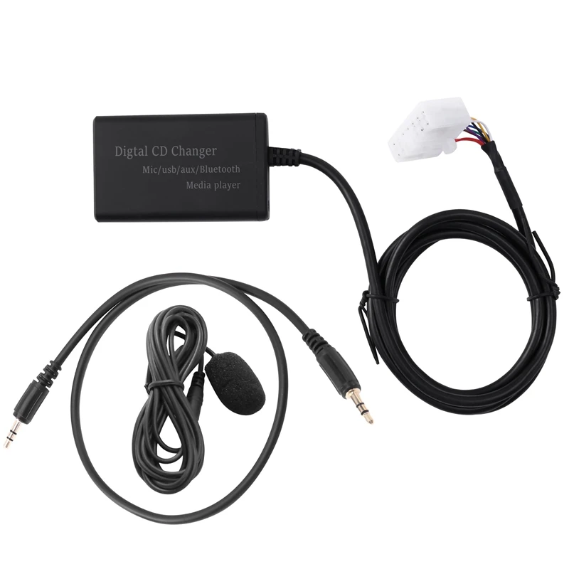 USB AUX Bluetooth Car Digital Music CD Changer Adapter for Toyota (5+7)Pin Camry Corolla Lexus RAV4 Yaris | Автомобили и