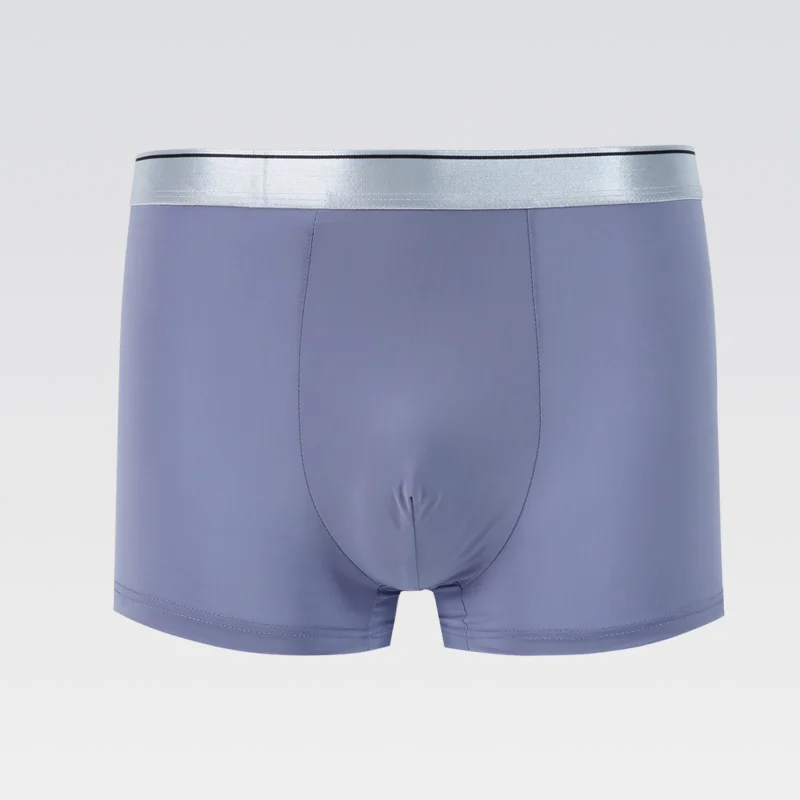 

4pcs/lot Large men's underwear Male Panties Ice silk UnderPants Men Boxers Big Yards Men's Panties Plus Size L-4XL Men boxers