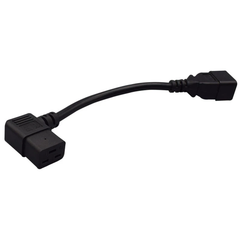 Удлинительный шнур питания трехсторонний горизонтальный штекер-гнездо