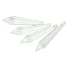 63 мм 10 шт. хрустальные односторонние стеклянные сосульки Призма подвесная хрустальная люстра части призмы прямая Подвеска Бесплатная доставка