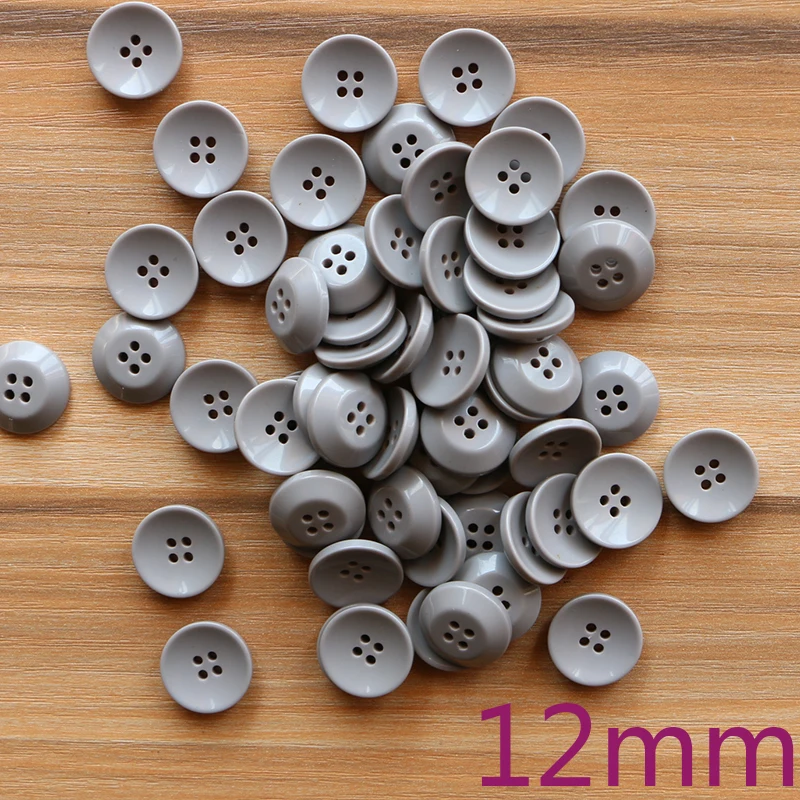 12mm 15pcs 15 мм 15 шт смешанные маленькие пуговицы для швейные Крепежные изделия Скрапбукинг и сделай сам ручной работы с разными цветами и стилем - Цвет: 12mm 15pcs