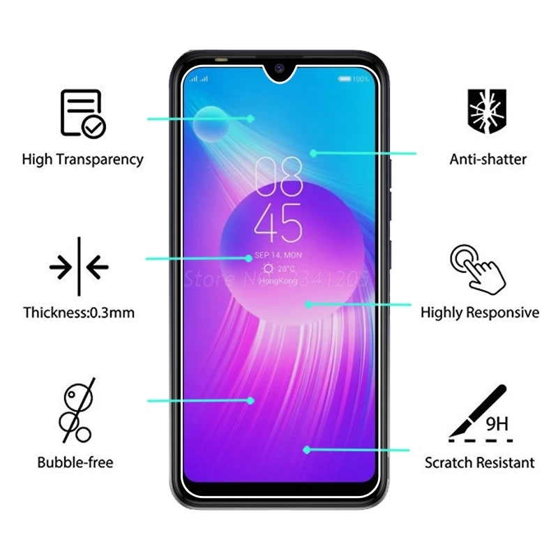 2 шт. закаленное стекло для Tecno Spark 5 Air Pro 4 Lite Go Plus Power защита экрана 3 16 1 защитная