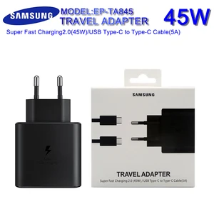 original samsung fast charger 45w fast type c adapter cable for samsung galaxy note 10 20 s20 plus s20 ultra s21 a71 a80 a91 free global shipping