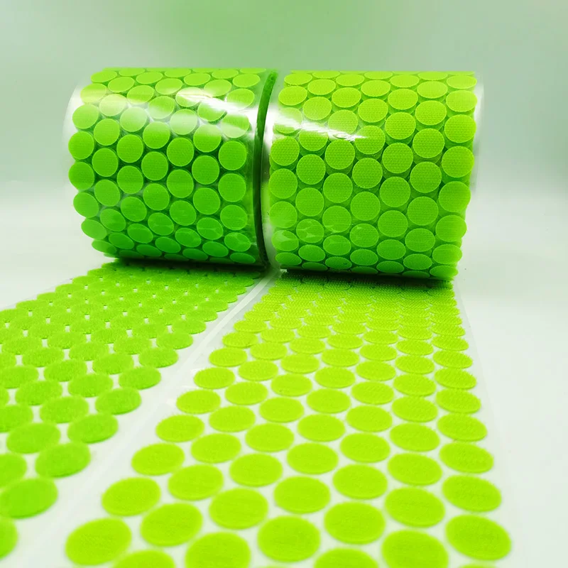 10 мм 15 красочная самоклеящаяся крепежная лента Круглые Монеты Точки велкрос