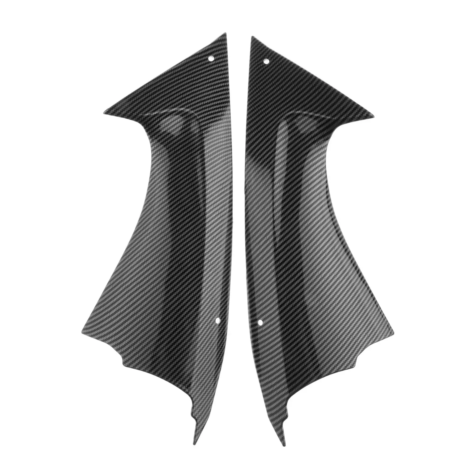 

Left & Right Carbon Fiber Gas Tank Side Trim Covers Fit For Yamaha YZF-R6 R6 2008-2014
