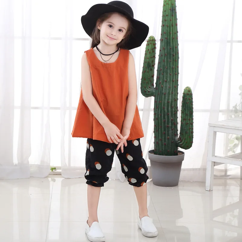 

New Summer Baby Girl Clothes Cute Children's Clothing Girls Tops + Shorts 2 Sets Kids Clothes Set for Kids