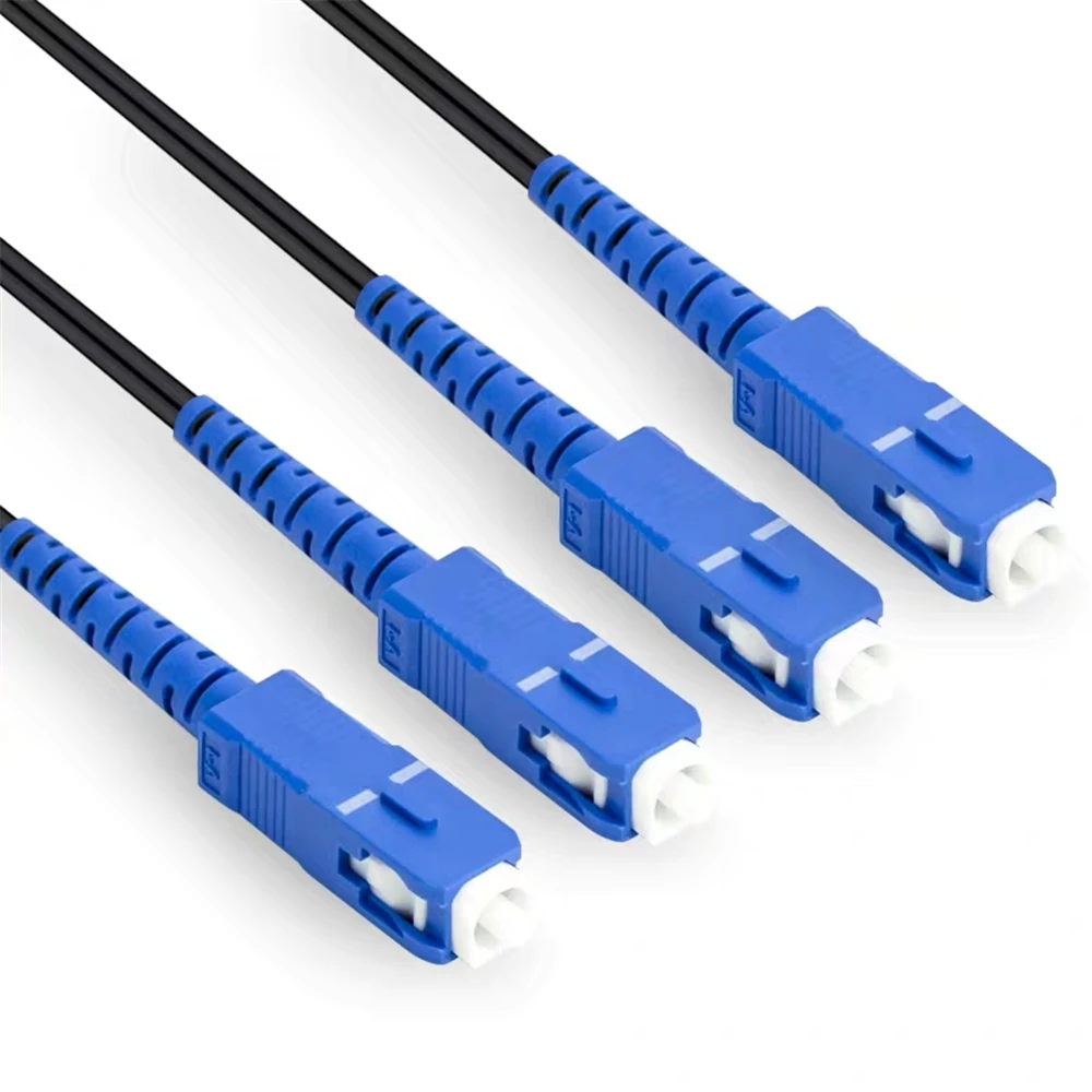 350 м SC/UPC 4-жильный наружный прямой оптический патч-корд одномодовый FTTH