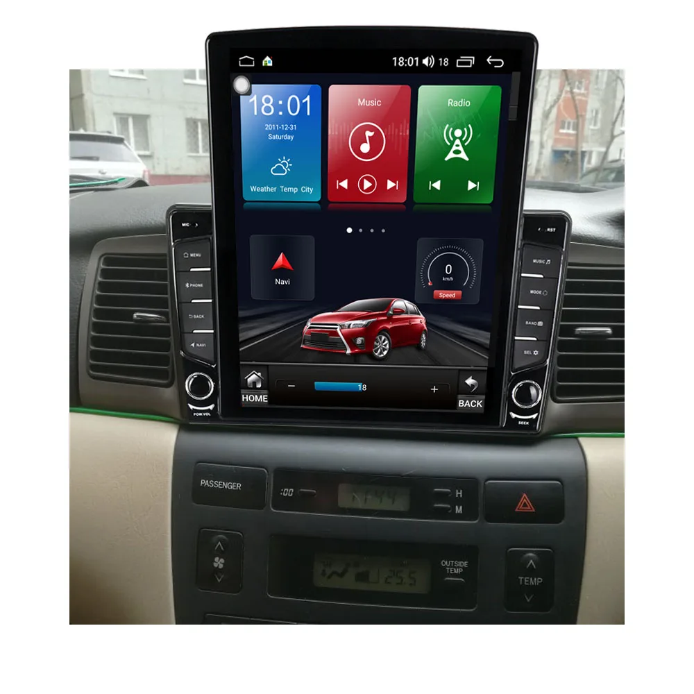 Автомобильный IPS DSP для TOYOTA Corolla E120 2013 - 2017 аудио Радио Android 10 64 Гб Tesla плеер
