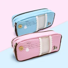 Large for Girls Bags Stationery Cosmetic Bag Pencil Box Cute Cases Pencil Pouch For Kawaii School Of