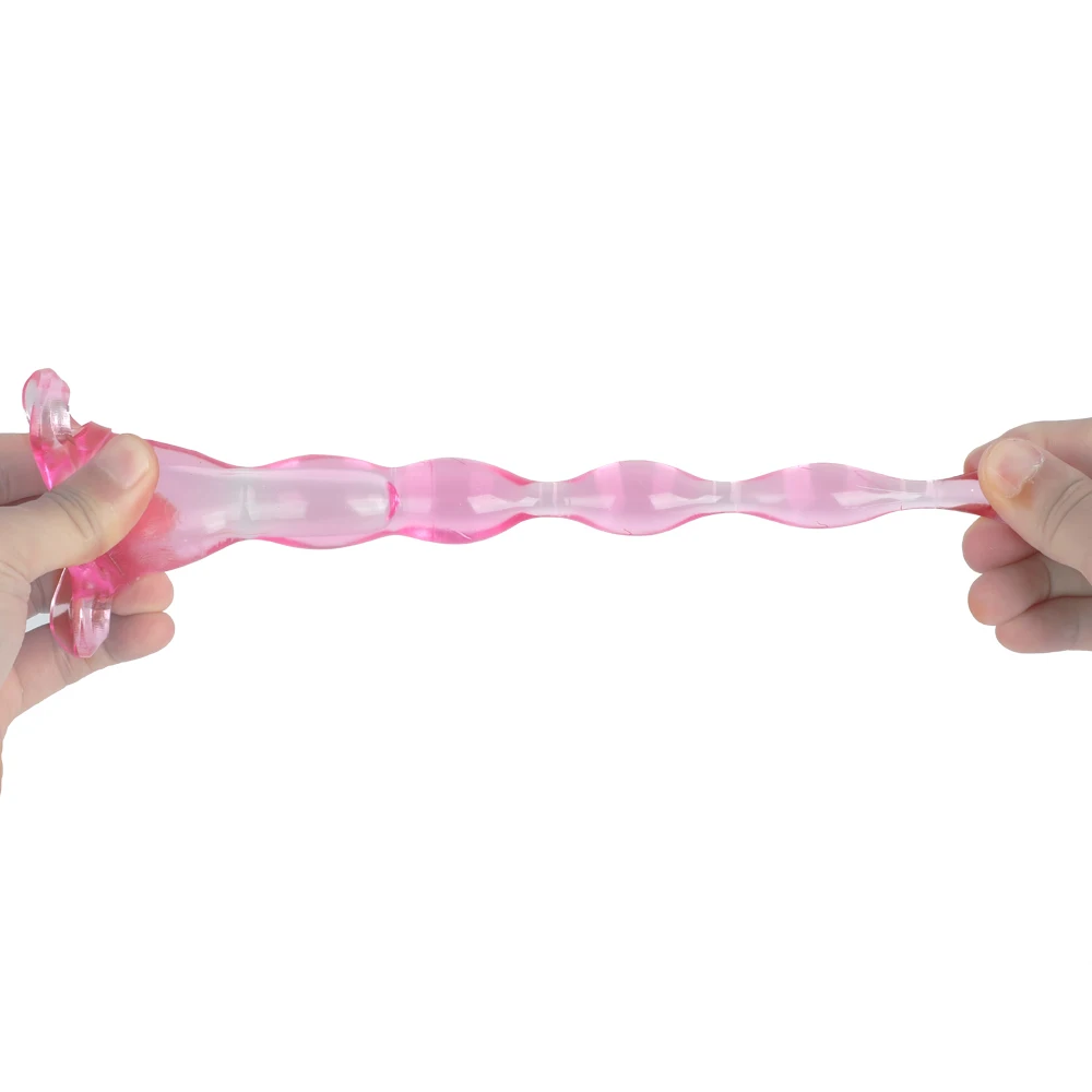 Силиконовая Анальная пробка фаллоимитатор без вибратора мужской массажер