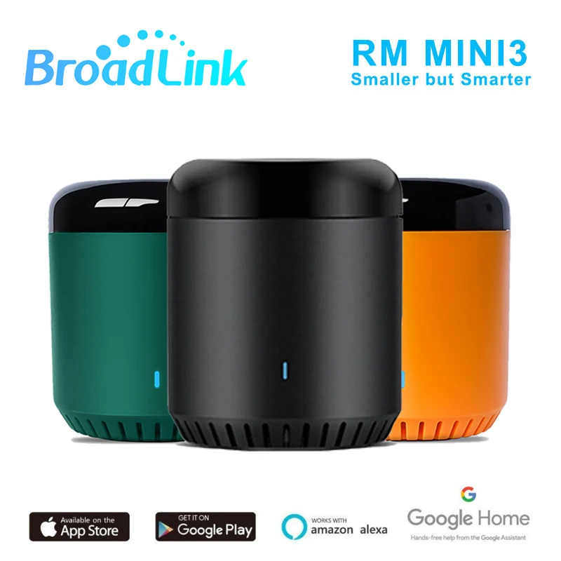 

Broadlink Smart Home Controller RM Pro RM33 RM Mini3 WIFI IR RF Siri Voice Remote Control For Alexa Google Home Automation