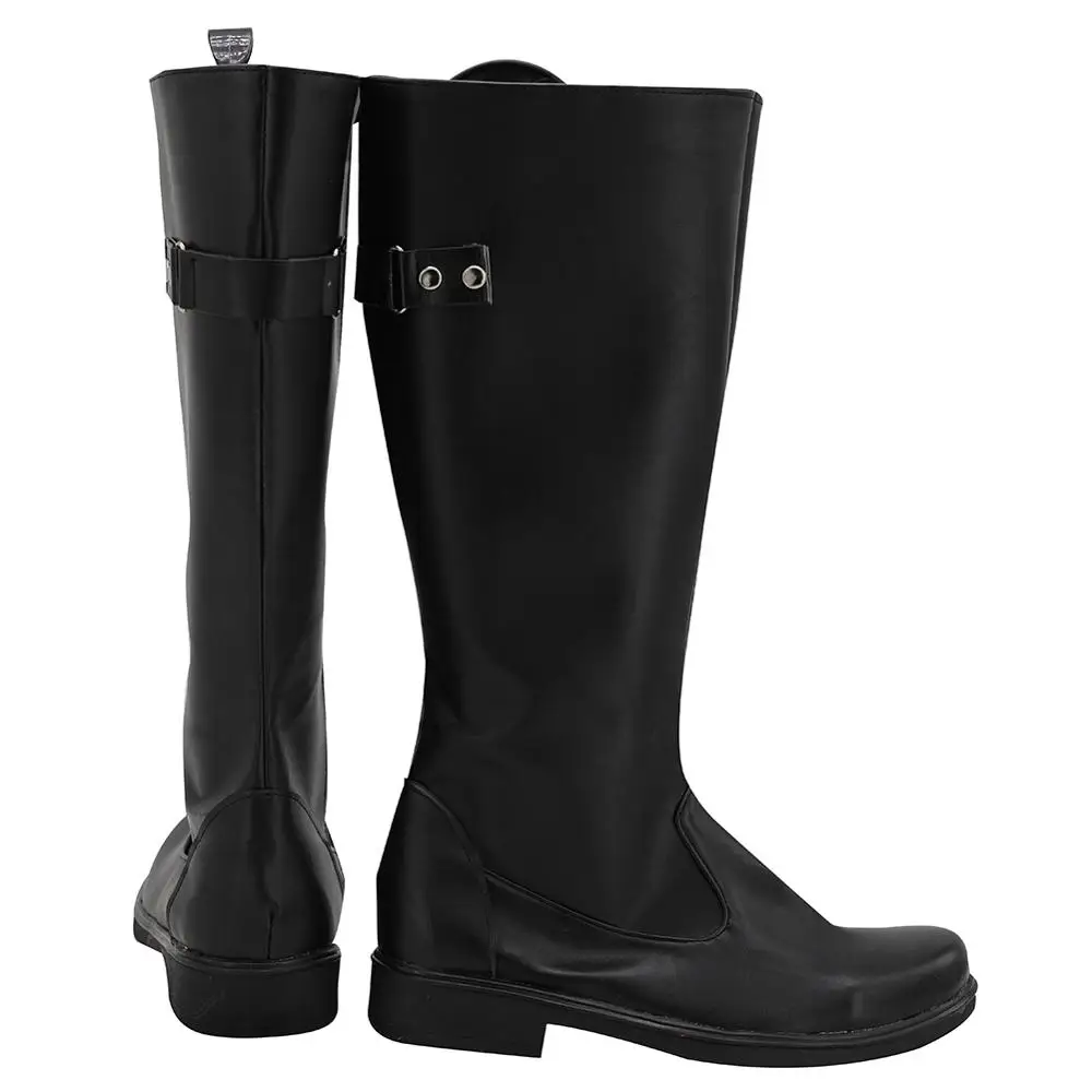 Звездный Косплей счет Dooku косплей ботинки кожаные Хэллоуин Обувь для