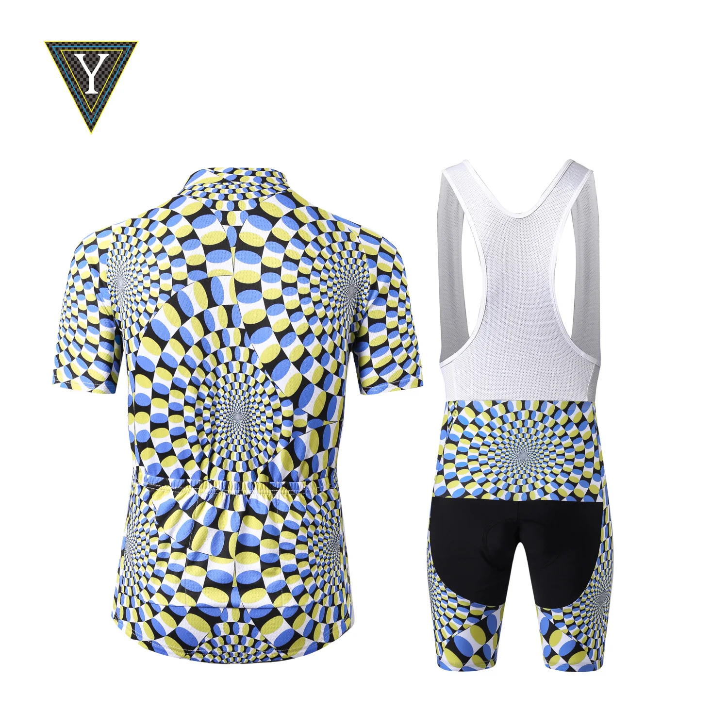 Лето 2019 Мужская одежда велосипедные костюмы шорты с коротким рукавом Мужские