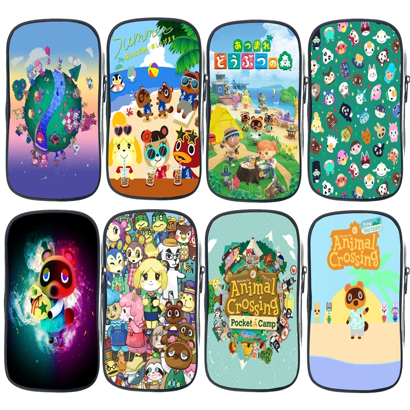 

Large Animal Crossing Pencil Case Cartoon Pen Bag Girl Boy Stationery Storage Pouch Kids School Supplies Makeup Cosmetic Bag