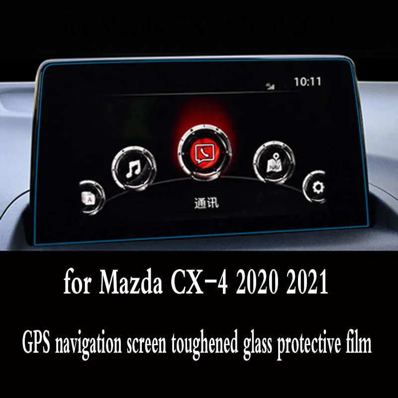 

for Mazda CX-4 2020 2021 protector Car Tempered Glass Screen Protective Film Sticker GPS Multimedia LCD Guard