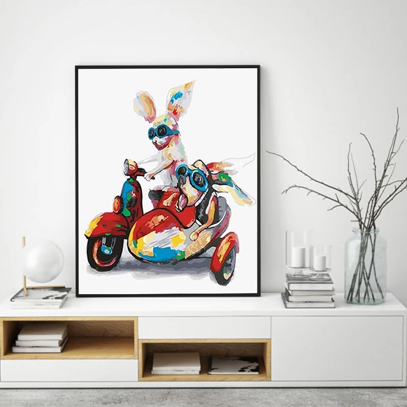 Кролик поросенок животных Картина по номерам фото изображение картины маслом