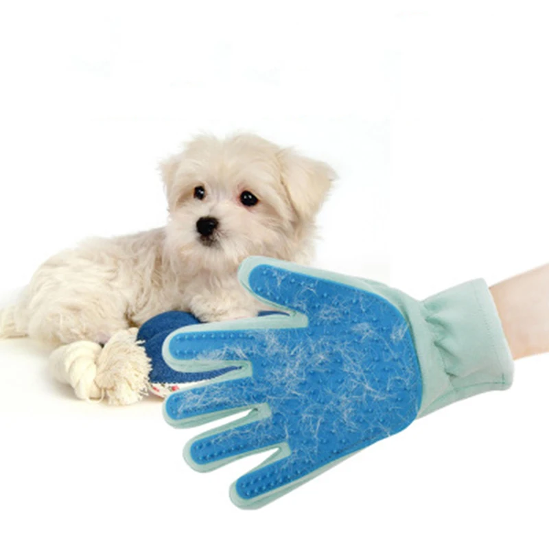 Щетка для волос собак кошек перчатка чистки домашних Массажная Груминг расческа