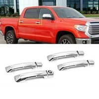 for toyota 2014 2021 chrome outside exterior door handle protector cover trim wo passenger keyhole