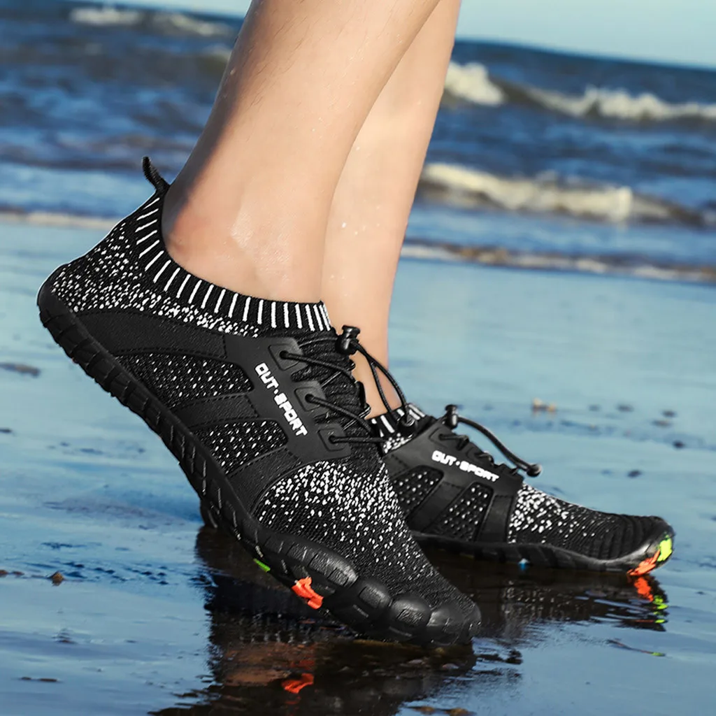 Акватуфли унисекс спортивные кроссовки для бассейна Уличная обувь водных видов