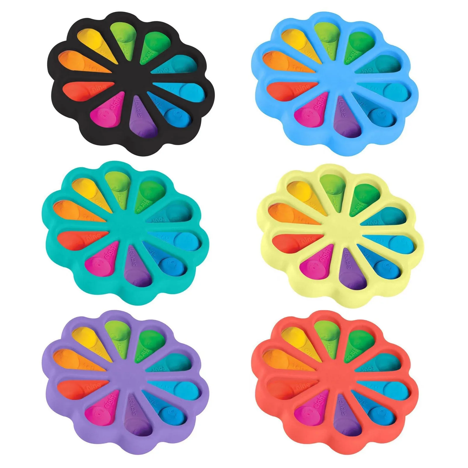 

simple dimple fidget Toy Stress Relief Hand Toys for Kids Easy to use Soft Silicone Decompression toys Antistress