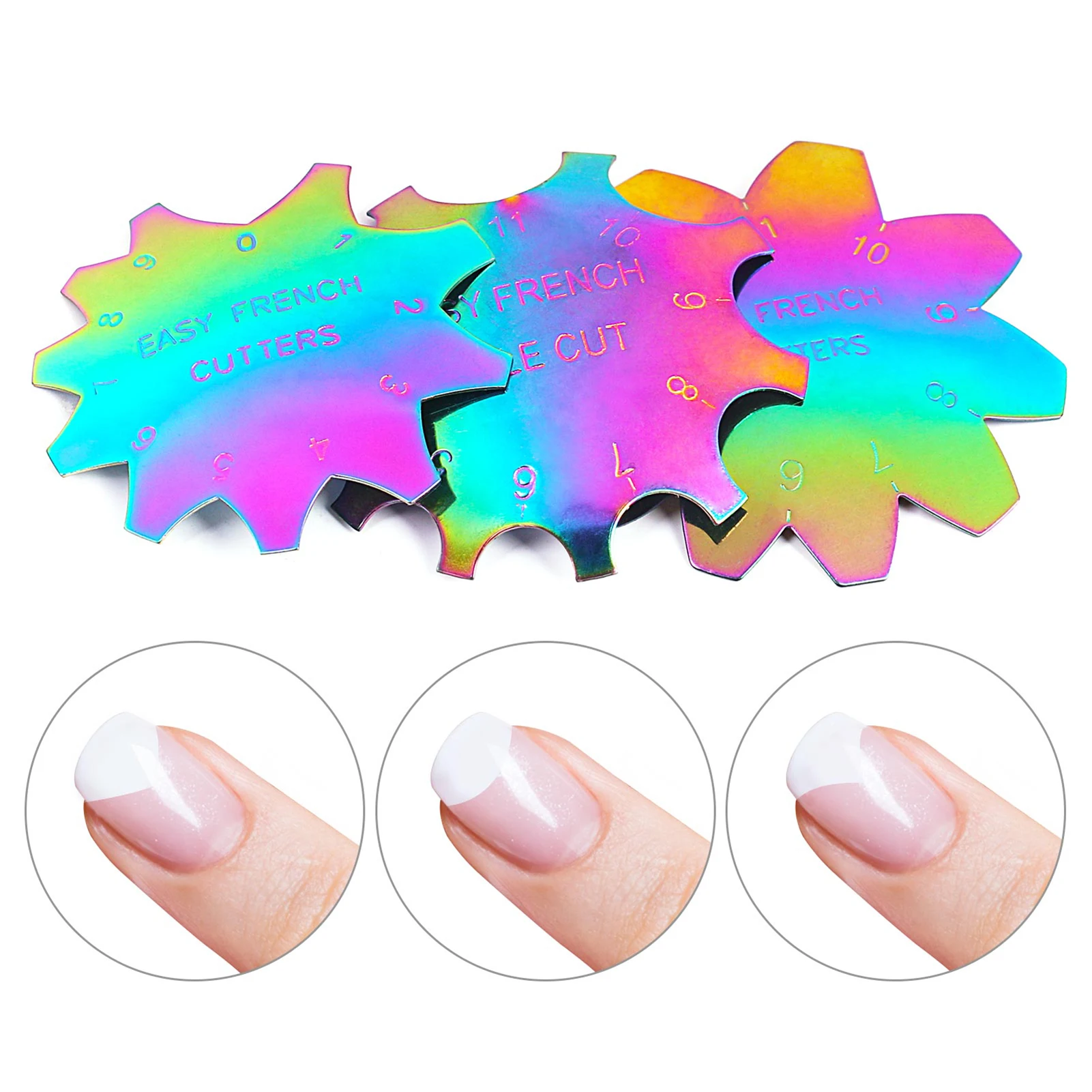 1 шт цвет французский Смайл линия кромки триммер резак акриловые ногти Советы