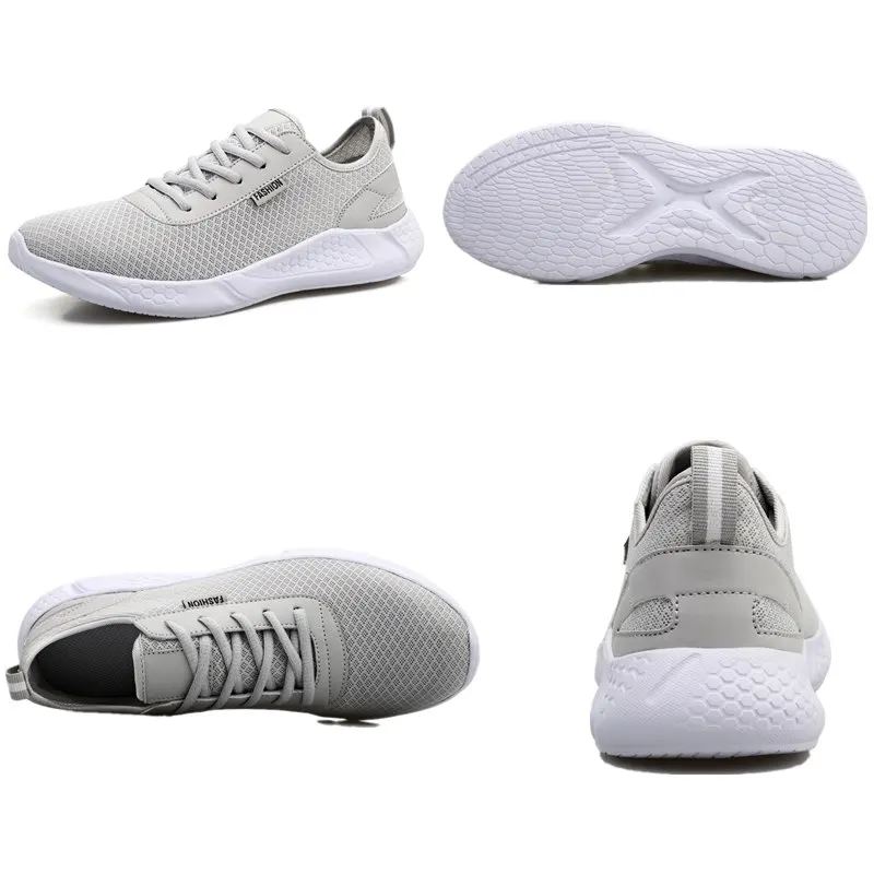 Легкие кроссовки удобные повседневные мужские дышащие Нескользящие