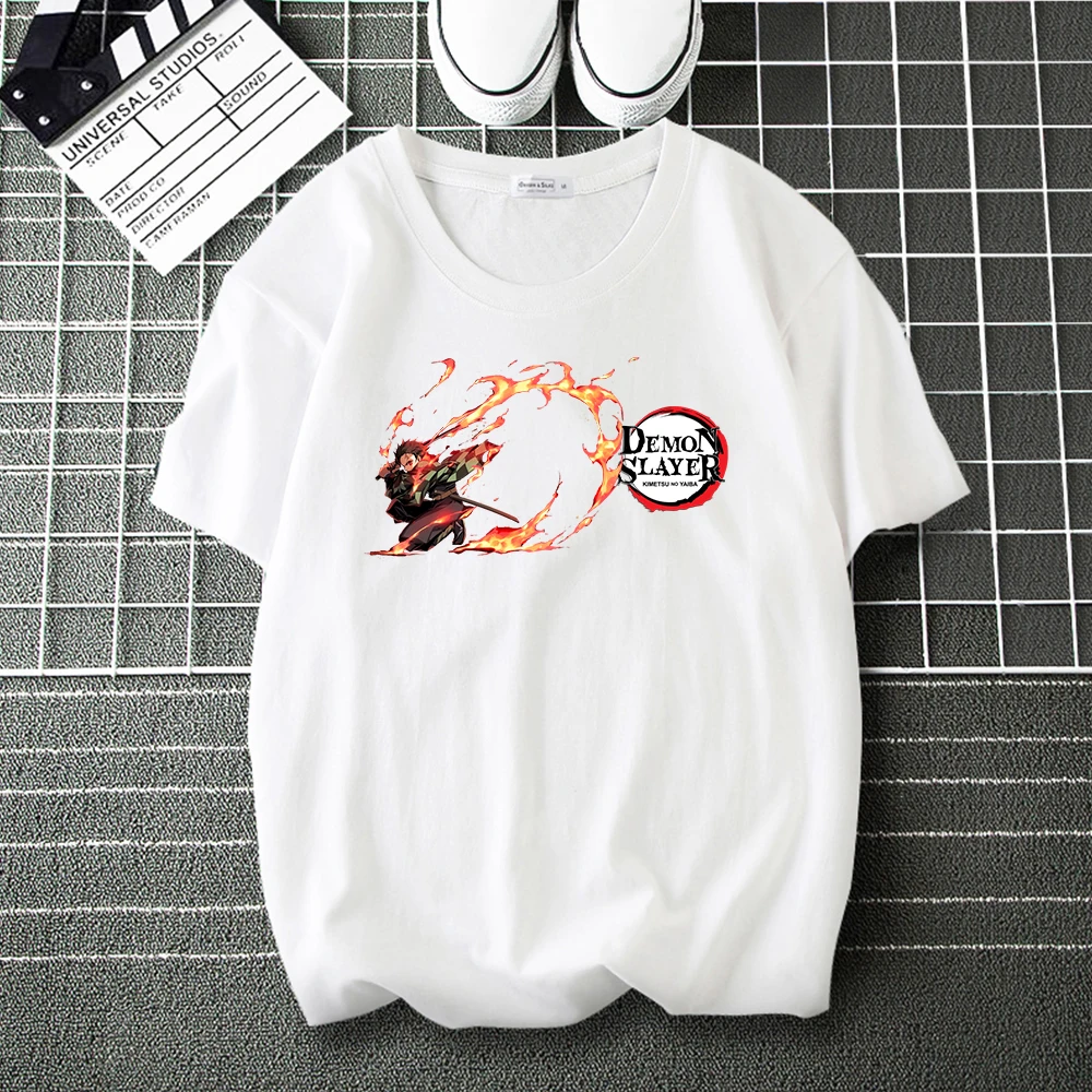 

Anime figure Demon Slayer Tshirts Blade of Ghost T Shirt Kids Girls Shirts Teenager Tops Tees Boys Clothes Children Clothing