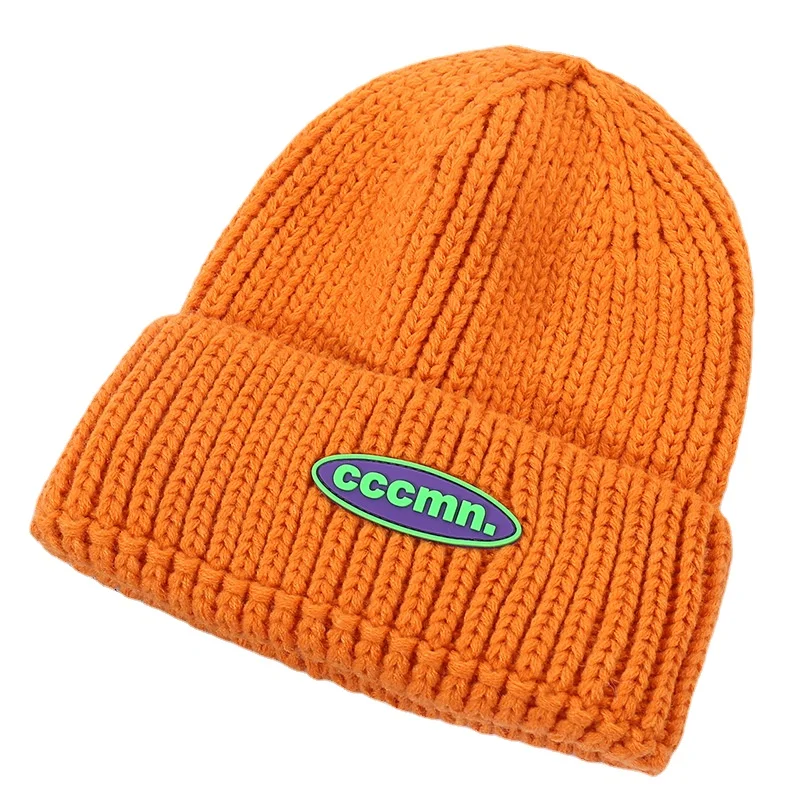 

Knitted warm Hats adult child Skullcap Beanie Hat Winter knitting wool color Melon Cap sombreno invierno chapeu inverno chapeau