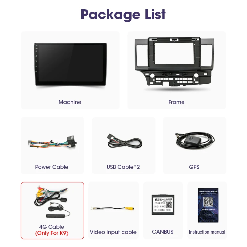 Автомагнитола Vtopek для Mitsubishi lancer 2007-2017 мультимедийный плеер на Android с GPS 2 Гб ОЗУ 32