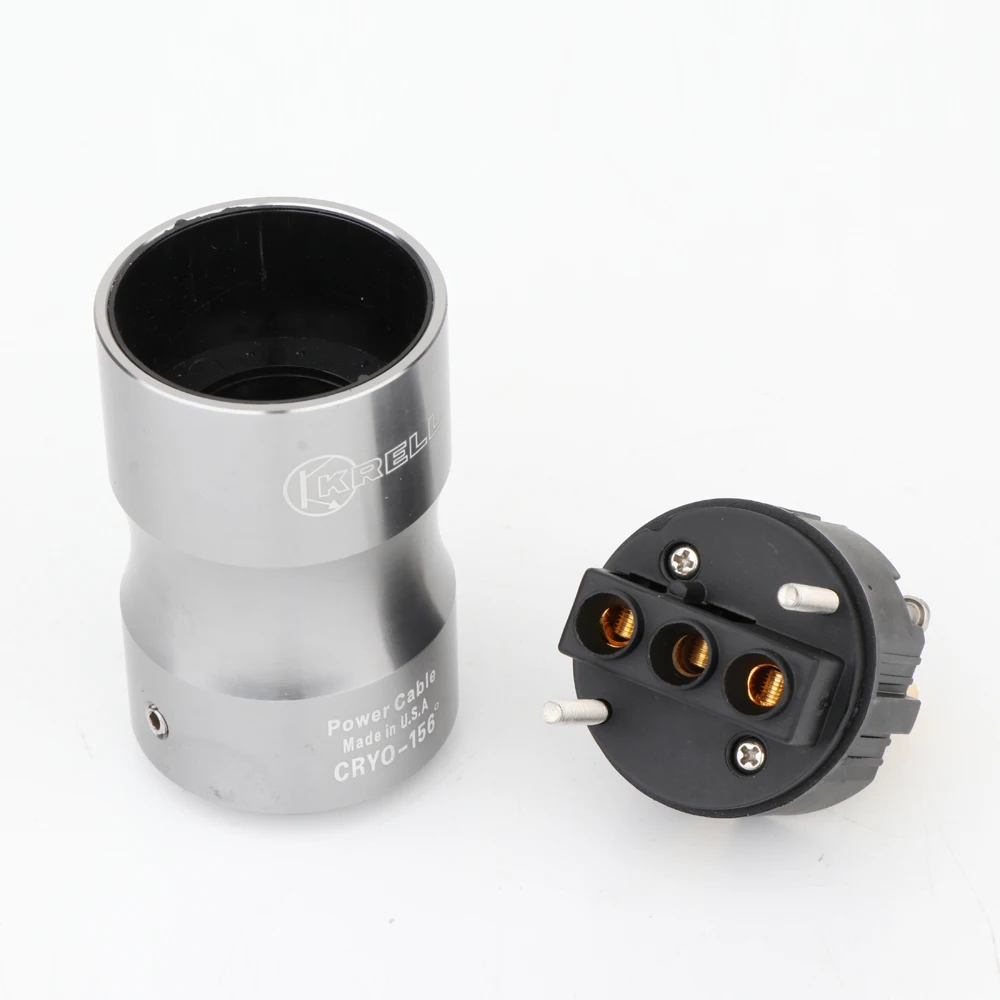 Krell Hifi аудио 24K позолоченный ЕС Schuko Версия питания AC разъем|ac plug|eu schukoplug ac |