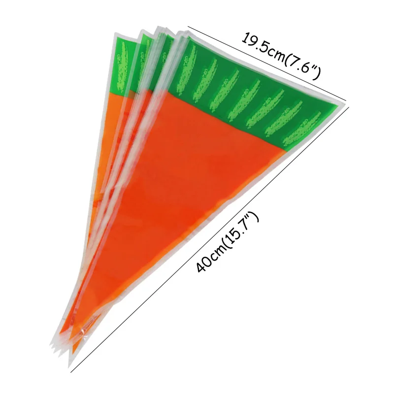 WEIGAO 20 шт пасхальные вечерние конфетные сумочки с морковкой подарочные кроликом