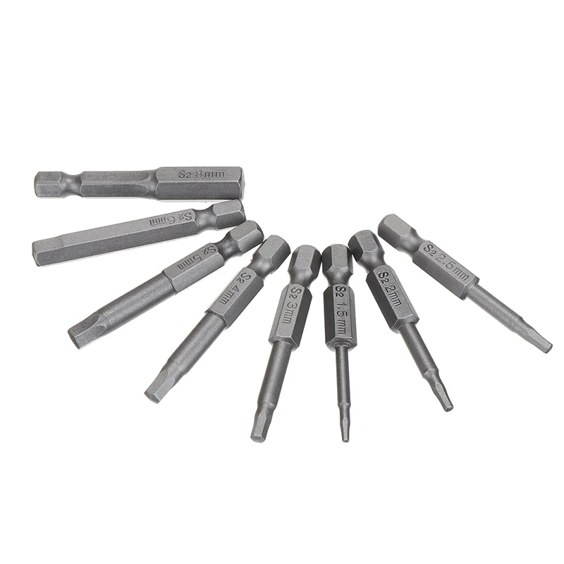 8 шт шестигранный ключ Набор бит быстрое изменение подключения ударный драйвер