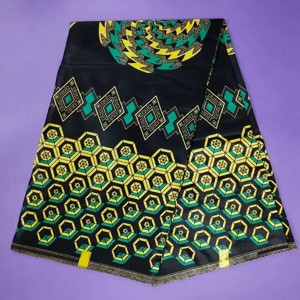 

Last design wax african woman wax printed in fabric 100% cotton 6yards veritable block wax NAW-41
