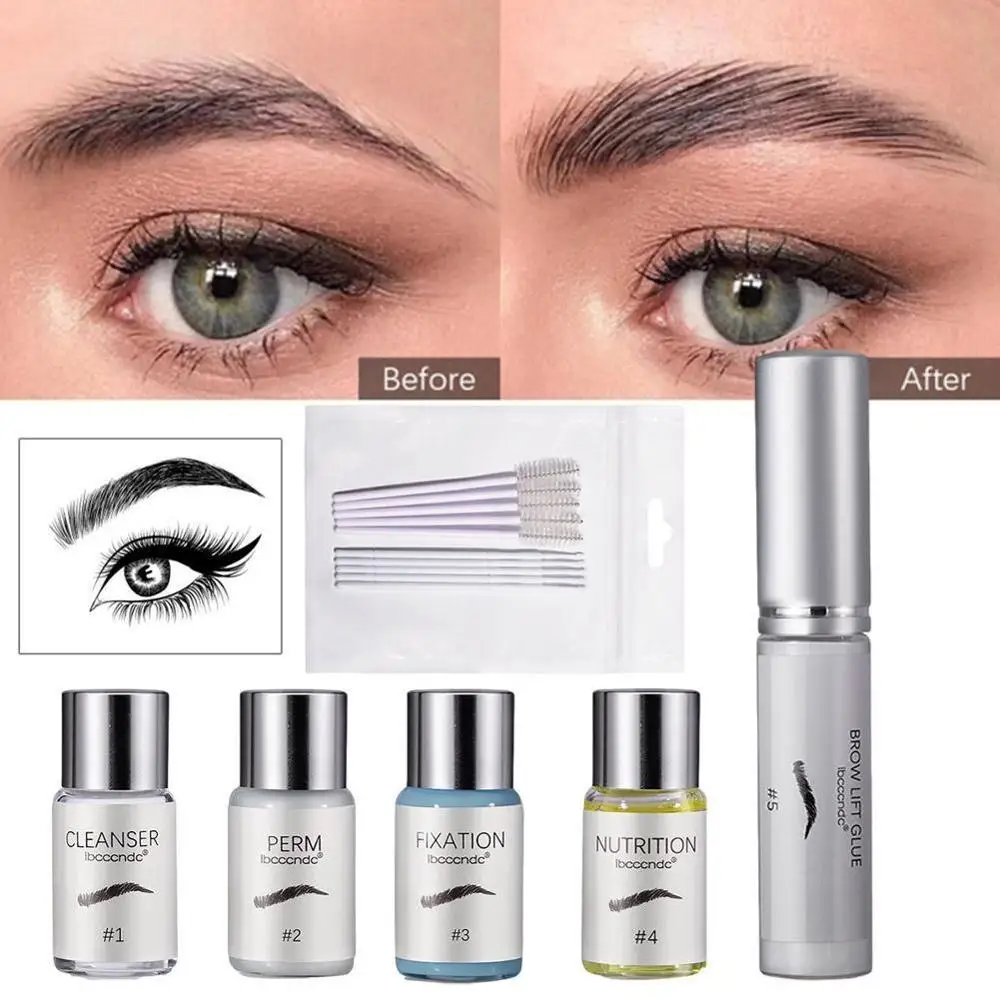 Клей для накладных ресниц 7 мл ламинирования бровей подтяжка завивка инструменты