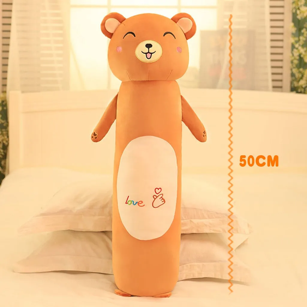 50 см длинная хлопковая милая Кукла Плюшевая Игрушка мягкая плюшевая подушка для