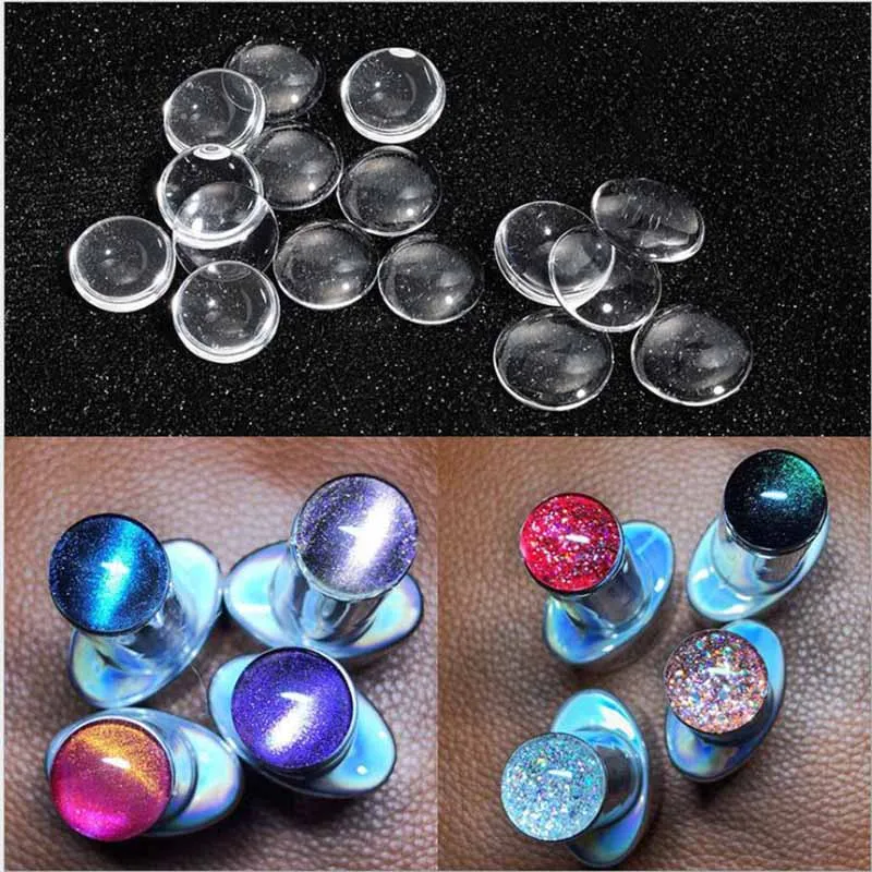 

10 шт., силиконовый дисплей для гель-лака 1,6 см/1,4 см