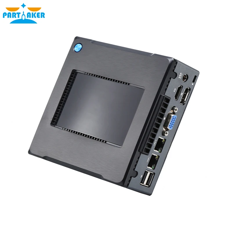 Partaker K5 NUC Mini PC Intel Core i3 5005U with Dual Lan DP HDMI TYPE-C Desktop Gaming Computer mSATA SSD Support Windows Linux