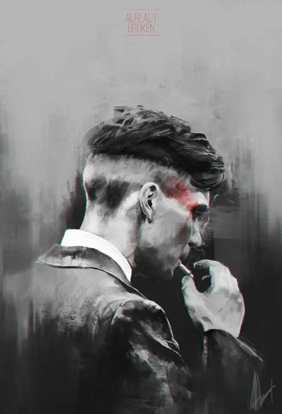 2 Британский высокий балл crime drama Peaky Blinders плакат высокое качество холст картина домашний Декор стены искусства duvar tabloar o762 - Цвет: 2