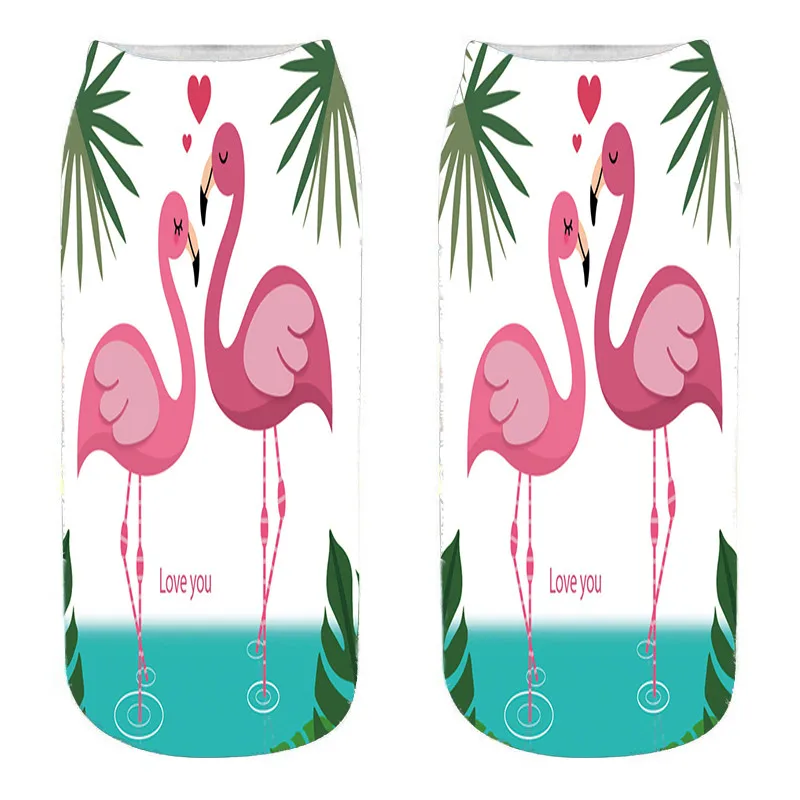 Носки мужские/женские с 3D принтом милые смешные короткие хлопковые носки унисекс