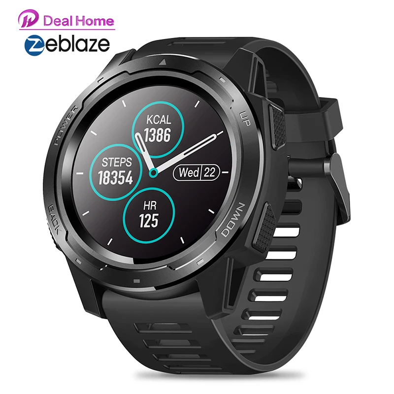 Смарт часы Zeblaze VIBE 5 IP67 экран 1 3 дюйма с датчиком сердечного ритма Android 4
