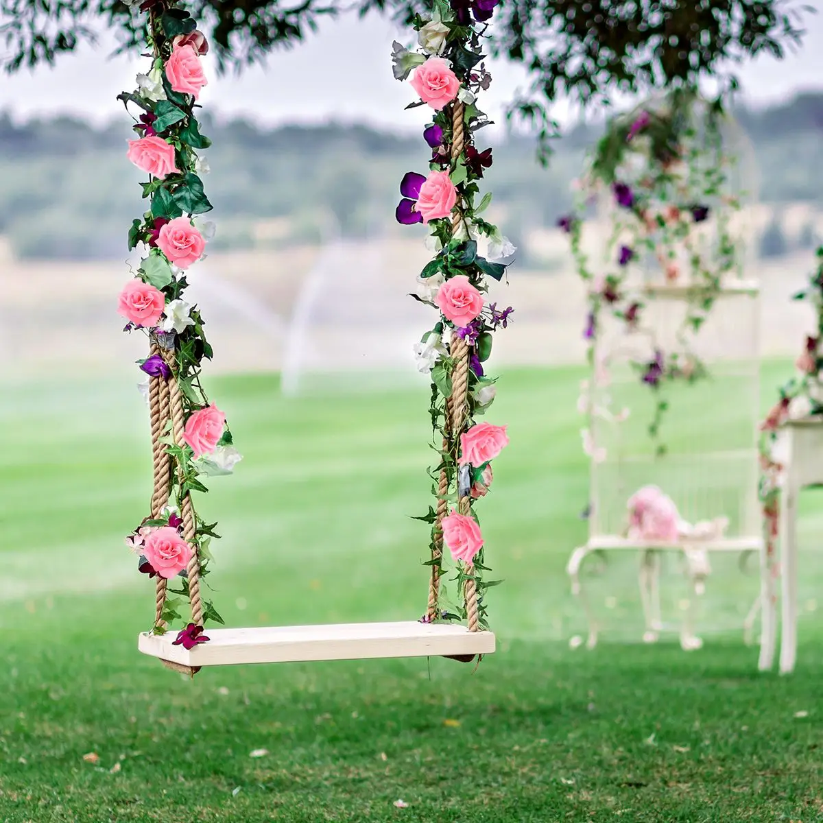 20 шт. шелк с изогнутыми полями 7 см цветок розы голова искусственный для украшения