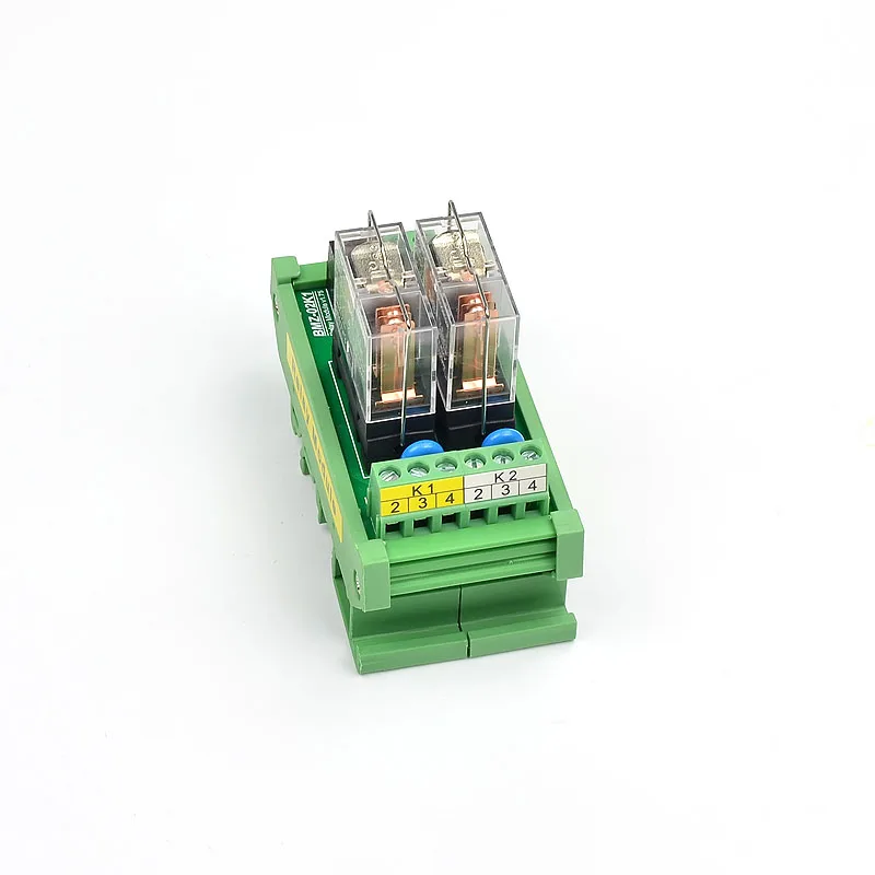 2 канала SPDT 16A Мощность реле Интерфейс модуль 1NO + 1NC OMRON G2R 1 E DC 12v 24V ПЛК усилитель