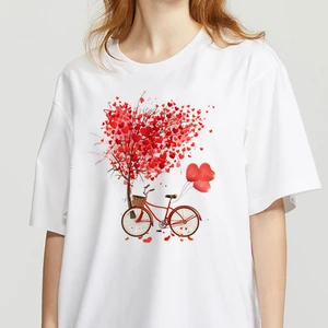 2021 Summer New Women T Shirt Casual Short Sleeve for Girls Kawaii Cute Tees Korean Fashion Female Clothing Streetwear T-Shirts